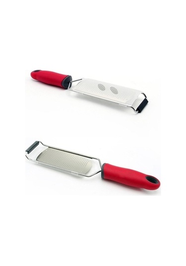 Createtech Rendesi Rendesi Planyası Paslanmaz Limon Koruyucu Kazıma Kapaklı Dilimleyici Siyah Siyah