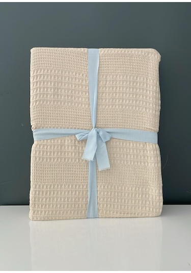 Taç Monet Krem Pike Tek Kişilik