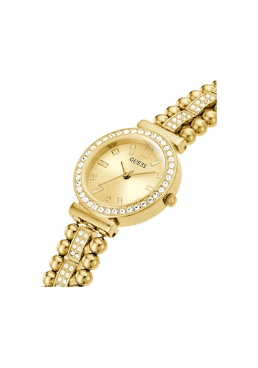 GUESS GUGW0401L2 ALTIN KAPLAMA TAŞLI BAYAN KOL SAATİ