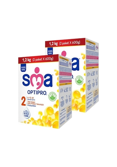 Sma Optipro 2 Bebek Sütü 1200 G 2 Adet