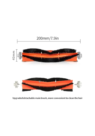 Xiaomi 2c Vacuum Mop Uyumlu Yedek Mopsuz Fırça Hepa Filtre Seti