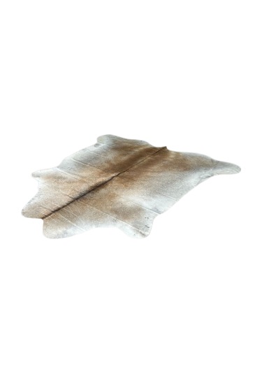 Doğal Renkli Dana Postu Halı - Naturel Halı Post Sarı Beyaz