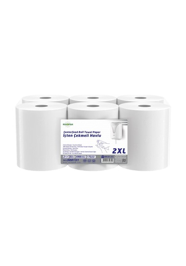 Rulopak Hareketli Havlu 2XL 175 Metre 6'Lı Paket