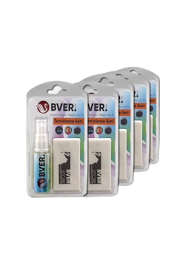 Bio Cleaner Gözlük Camı - Cep Telefonu - Bilgisayar Temizleme Seti 5 Adet