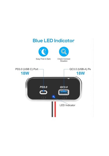 Usb Car Charger - Ucc-316 Qc Pd