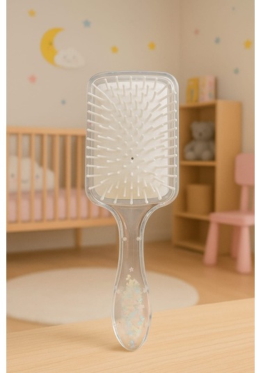 Şık Lüks Tarak Hassas Saçlara Uygun İnci Detaylı,bebek Ve Kız Çocuklar İçin Saç Tarağı