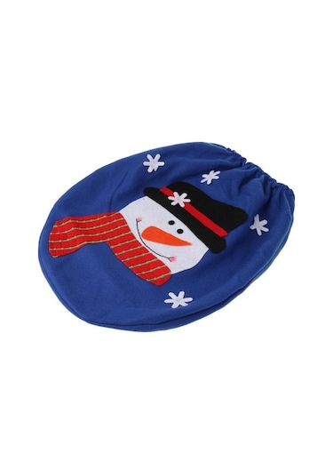 Trendooze Homyl Kardan Adam Klozet Kapağı, Ev Banyo Dekoru, Mavi Renk Lacivert