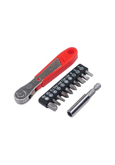 Leasetake Mini Cırcır Anahtarı İki Yönlü Ayarlama Toplu Uzatma Çubuğu Tornavida Matkap Aletleri İçin Uygun