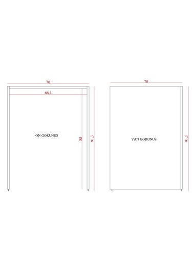 Mdf Çamaşır Makinesi Dolabı Kapaklı Beyaz