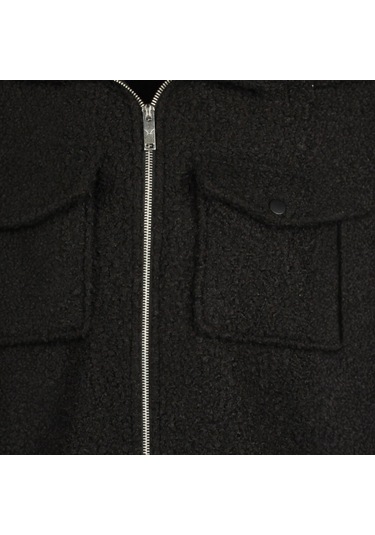 Cazador Erkek Regular Fit Örme Mont 24kceed01056 Siyah