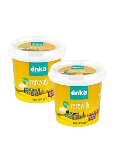 Enka Süt Tereyağı Tuzlu Kova 2'li - 900 G