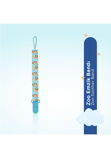 Wee Baby Zoo Emzik Bandı Mavi