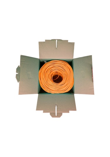 Powergate Cat6-Box 23Awg 0.57Mm Utp Cat6 Kablo 305M Turuncu
