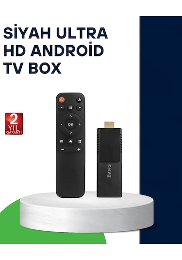 4k Ultra Hd Android Tv Stick - Tak Çalıştır Akıllı Tv Cihazı