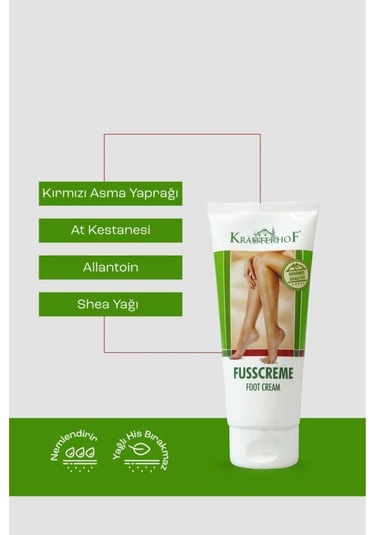 Krauterhof Ayak Bakım Kremi 100 Ml 2 Adet