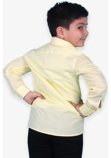 Breeze Erkek Çocuk Gömlek Basic 3-14 Yaş, Sarı