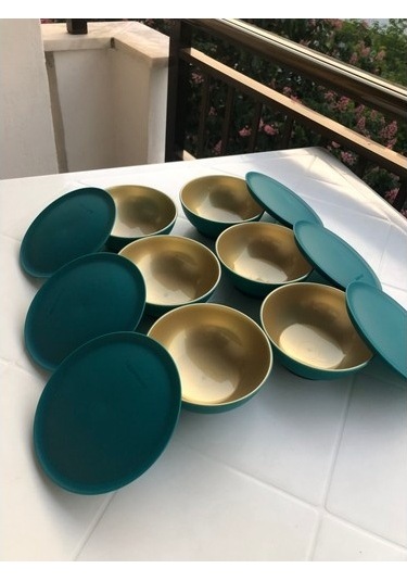 Tupperware 275 ML Saklama Kabı 6'lı Zümrüt Yeşil