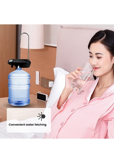 Leezsing Usb Şarjlı Otomatik Su Pompası - Çok Amaçlı, Pratik Ve Taşınabilir Beyaz Model Diğer