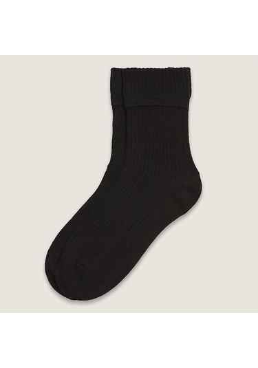 Vans Cuff It Crew Çorap C-van000qbqblkblk Siyah