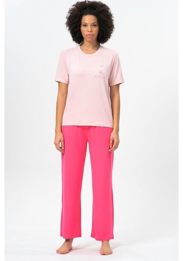 United Colors Of Benetton Kadın Pijama Üstü Bnt-w20406 Pembe