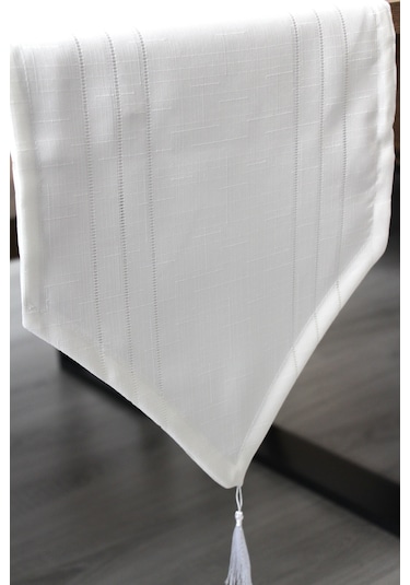 Colber Düz Keten Tek Runner 35 X 140