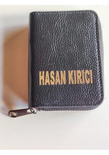Mrchediyesepeti Cüzdan Pu Deri Çok Şık Ve Kullanışlı Hediye Kişiye Özel İsim Siyah