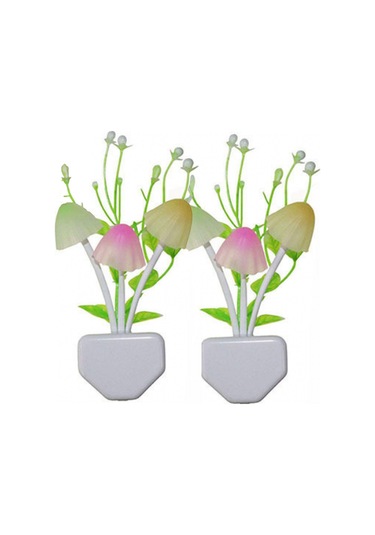 Ruicoo Renk Değiştiren Led Gece Lambası - Otomatik Açma/kapama, 0.6w Enerji Tasarruflu Dekoratif Işık Çok Renkli