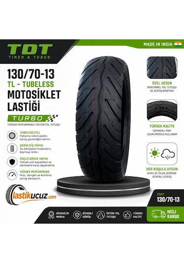 Tdt 130/70-13 Tl Turbo Motosiklet Lastiği 2026