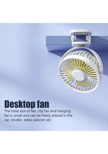 Novahub Taşınabilir Mini Usb Fan, Sessiz Masaüstü Fan, Yüksek Hızlı, 144-white, Çocuk Ve Yetişkinler İçin 01