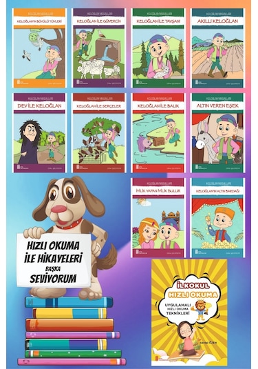 Ata 1.sınıflar İçin Keloğlan Masalları + Hızlı Okuma