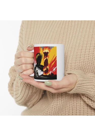 Roma İmparatorluğu Kupa Bardak Sezar Ve Tarih Tasarımlı Özel Kupa Bardak Hediyesi Beyaz