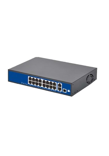 Combo 16 Port 10/100/1000mbps 16+2 Gigabit Poe Switch