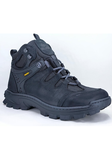 Bulldozer Outdoor Bot Nubuk Deri Siyah 250004 Siyah