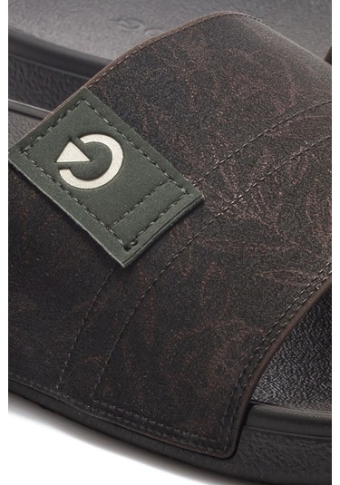 Cartago Dakar Slide Erkek Terlik Kahverengi 39/46 DD0351 Kahverengi