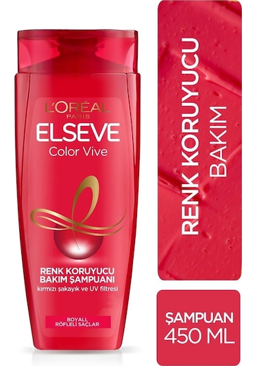 L'oréal Paris Elseve Colorvive Renk Koruyucu Bakım Şampuanı 2'si 1 Arada 450 Ml