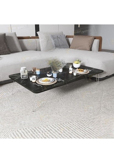 Yeni Model Dikdörtgen Yer Sofrası 60 90 Ahşap