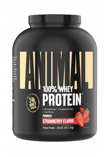 Universal Animal 100% Whey Protein Çilek Aromalı 1,8 Kg