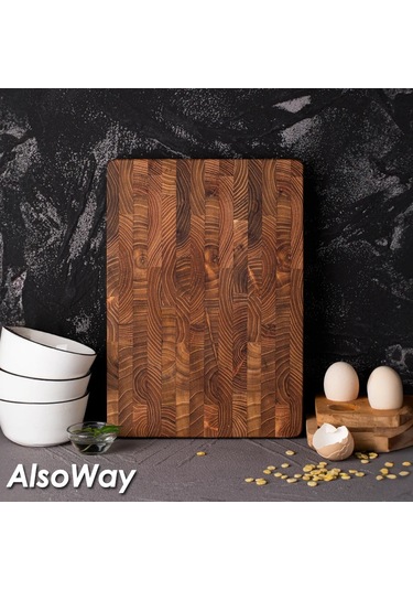 Liangmei Büyük Boy, Yüksek Kaliteli Tik Ağacı Kesme Tahtası: -