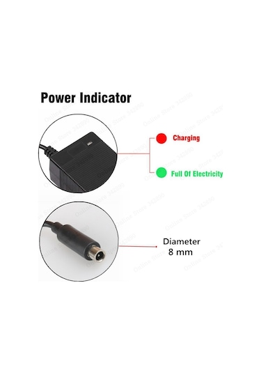 Elektrikli Scooter 42V 2A Şarj Aleti -Xiaomi Modelleri Ile Uyumlu