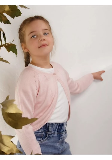 Minora Bolerolu Kısa Kardigan 133408904 Pembe