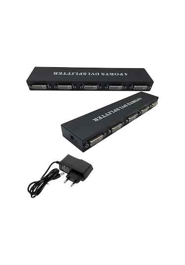 Dvı 4 Port Splitter 1 Giriş 4 Çıkış Dvı Çoklayıcı Splitter