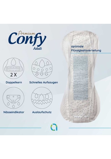 Confy Adult Yetişkin Bezi Extralarge 30 Adet X 3 Paket