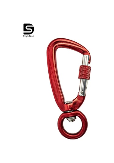 Suofeng Döner Halkalı 7075 Hafif Alüminyum Karabina - 400 Kg Taşıma Kapasiteli