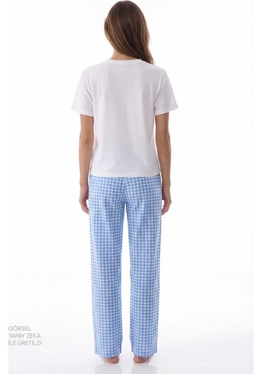 Penti Gökyüzü Mavisi Pajama Time Pamuklu Pantolon Pijama Takımı Gökyüzü Mavisi Penti Gökyüzü Mavisi Pajama Time Pamuklu Pantolon Pijama Takımı Gökyüzü Mavisi