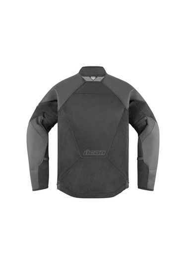 Icon Mesh Af Lthr Korumalı File Motosiklet Montu Siyah Siyah