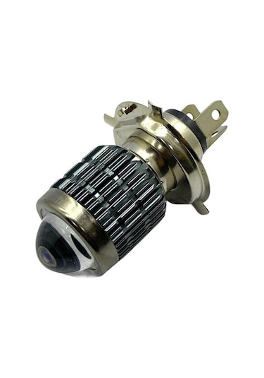 12v H4 Led Ampul 43t Hs1 Mercekli Beyaz-sarı Motosiklet