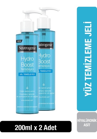 Neutrogena Hydro Boost Water Gel Temizleyici 2 x 200 ML