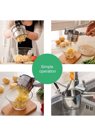 Pazly Cbtx Patates Meyve Sebze Manuel Pres Sıkacağı Paslanmaz Çelik Kırıcı Sıkacağı Çok Renkli