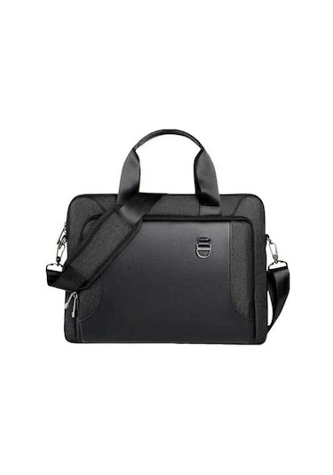 Pazly 17.3 Şok Emici Laptop Çantası - Su Geçirmez, Omuz Askılı, Erkek/kadın Uyumlu, Ultrabook Ve Macbook İçin Siyah Siyah