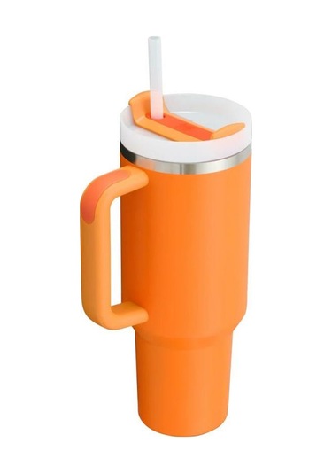 Stanley Quencher Turuncu 1.18 Lt Pipetli Termos Bardak Turuncu